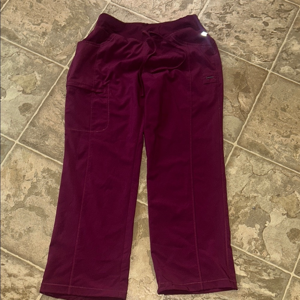 Women's Burgundy Straight Leg Pants